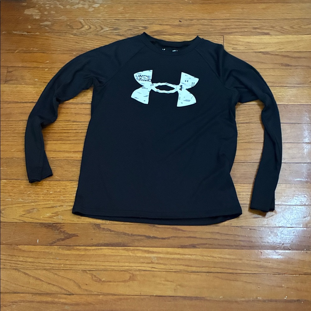 Under Armour Kids Black Long Sleeve Tee